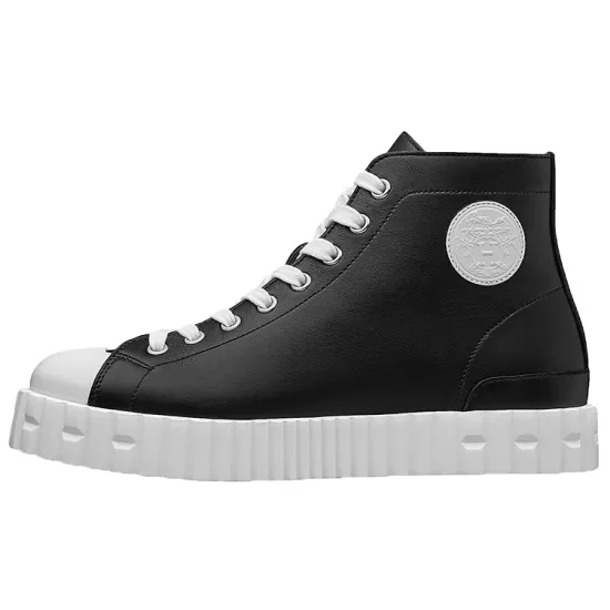 HERMES Climb Skateboard Shoes Women's High-Top Black