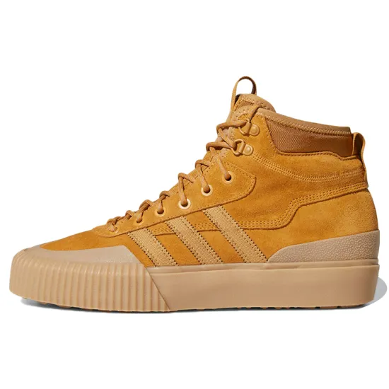 Adidas Originals Akando Skateboard Shoes Men High-top Brown