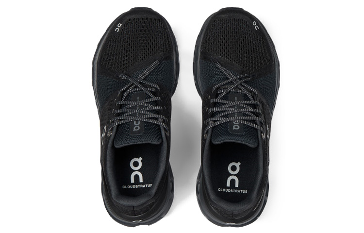 On Cloudstratus Running Shoes Women’s Low Top Black
