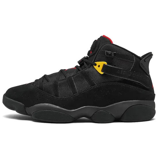Jordan 6 Rings Black Red Sulfur