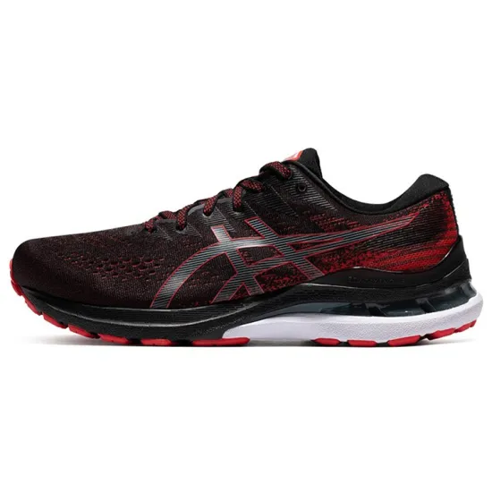 Asics Gel-Kayano 28 Black Electric Red White
