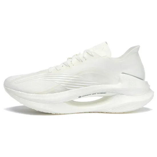 LiNing Jueying 䨻 Abrasion Resistant Breathable Low Top Running Shoes Women's Piano White