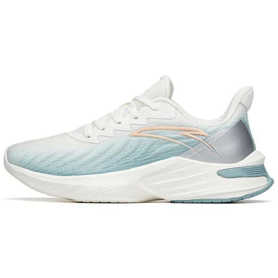 ANTA DuCi1 Running Shoes Women's Low-Top Ivory White/Silver