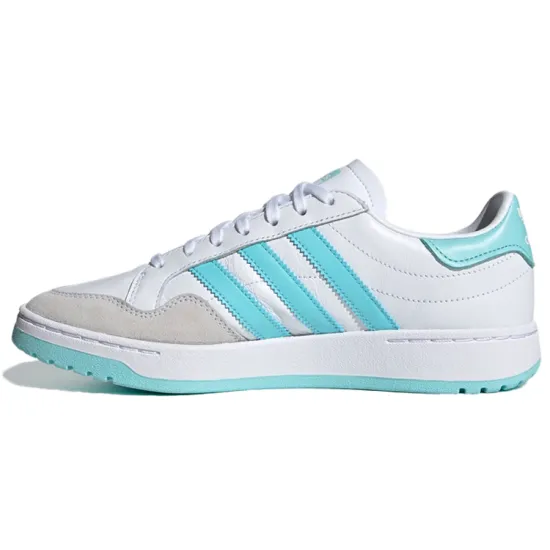 Adidas Originals Team Court Skateboard Shoes Women's Low-top White/Royal Blue