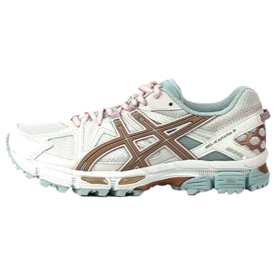 Asics Gel-Kahana 8 Running Shoes Women's Low-top White/Blue/Gold