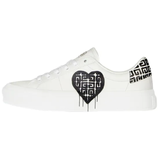Givenchy X Chito City Heart 4G Tag Effect White Black Women's