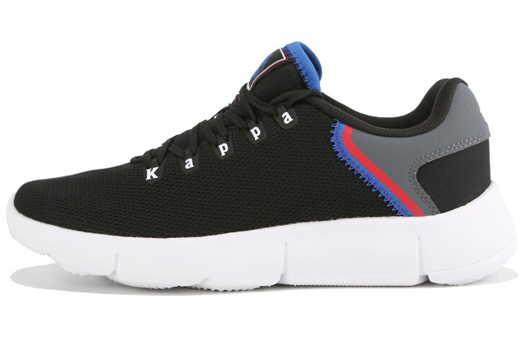 Kappa Lightweight shock-absorbing anti-slip travel low-top sneakers, same style for men and women, black and red