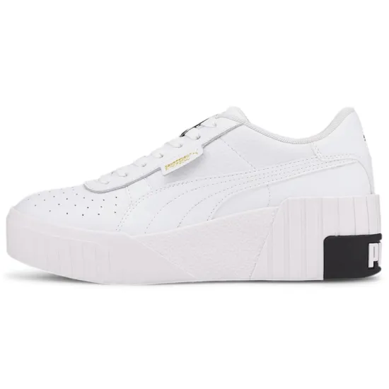 PUMA Cali Series Skateboarding Shoes Women's Low-top White/Black