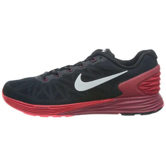 Nike Lunarglide 6 Running Shoes Men Low-top Black/Red