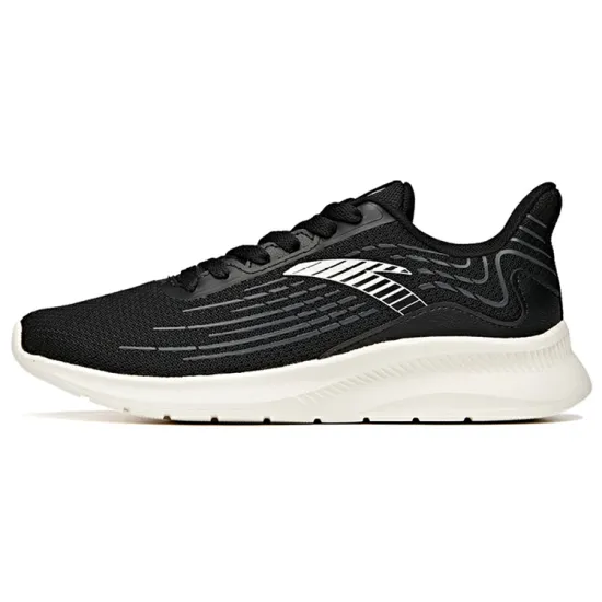 ANTA Running Collection Running Shoes Women's Low-Top Black/Carbon Gray/Ivory White