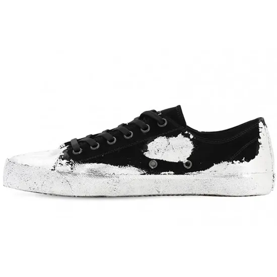 Maison Margiela Tabi Paint effect Low Top Stylish Skateboarding Shoes Women's White Vintage Version