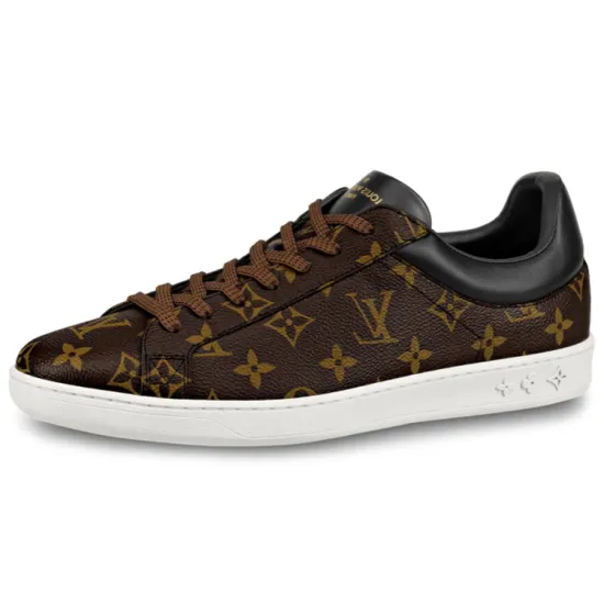 LOUIS VUITTON Luxembourg Sneakers 'Brown Logo Monogram'
