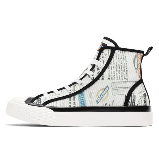 Dickies Canvas Shoes Unisex High-Top White