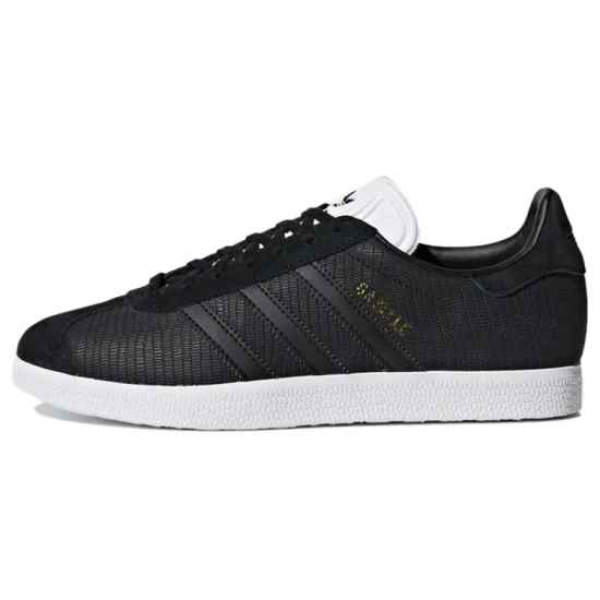 Adidas Originals GAZELLE Skateboard Shoes Women's Low-top Black/white