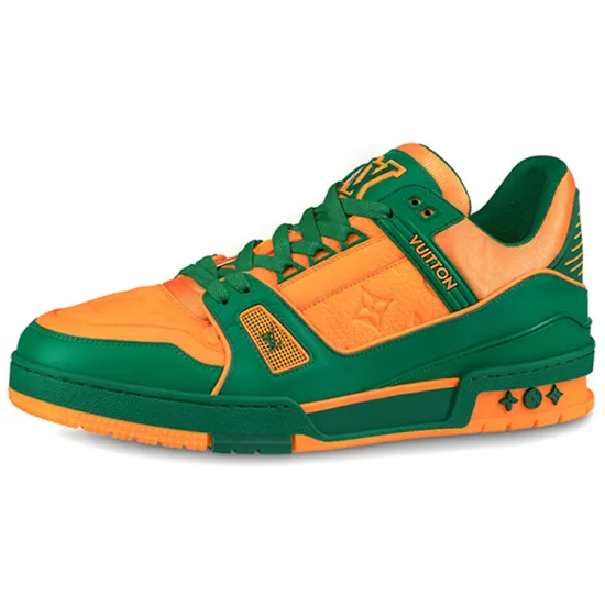LOUIS VUITTON Trainer Green Orange