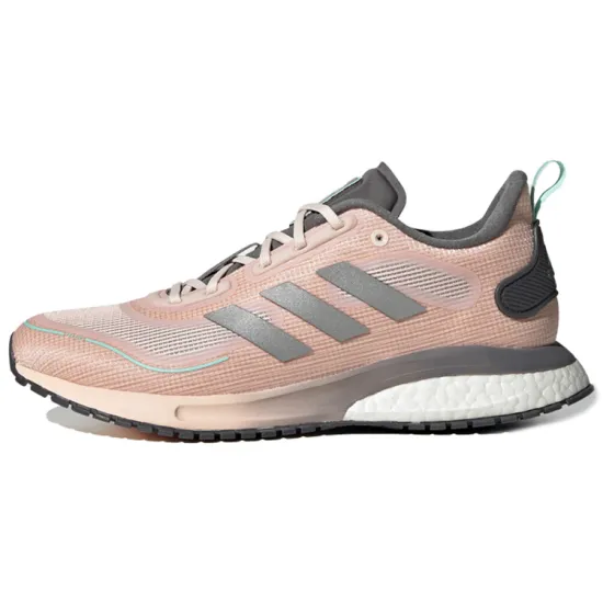 Adidas Supernova Running Shoes Women's Low-top Pink/silver