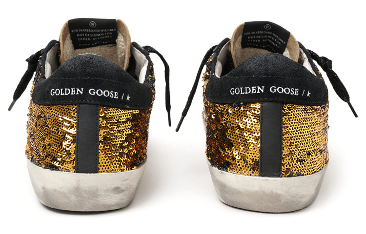 Кеды Golden Goose Super-Star (золотые) — фото 4