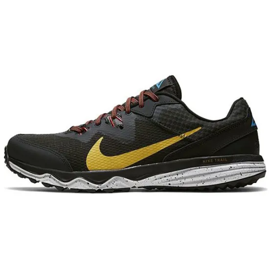 Nike Juniper Trail Running Shoes Men Low-top Black/Red/Yellow