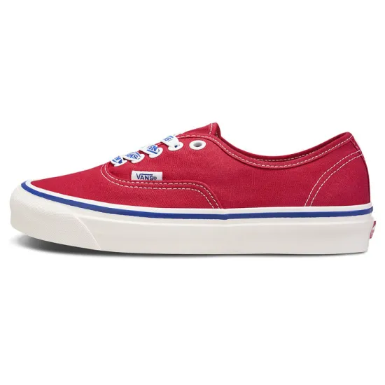 Vans Authentic Skateboarding Shoes Unisex Low-top Red
