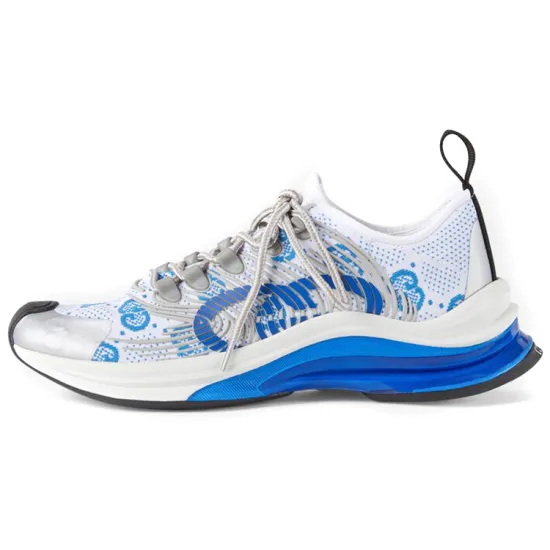 GUCCI Women's Run Sneaker 'White Blue' Women's