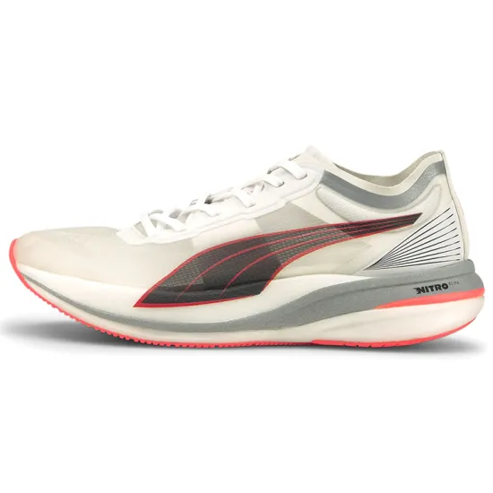 Puma Deviate Nitro Elite Running Shoes Women's Low-top Beige / Black / Red / Silver