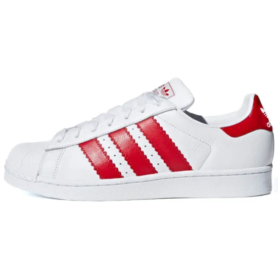 Adidas Superstar Cloud White Scarlet