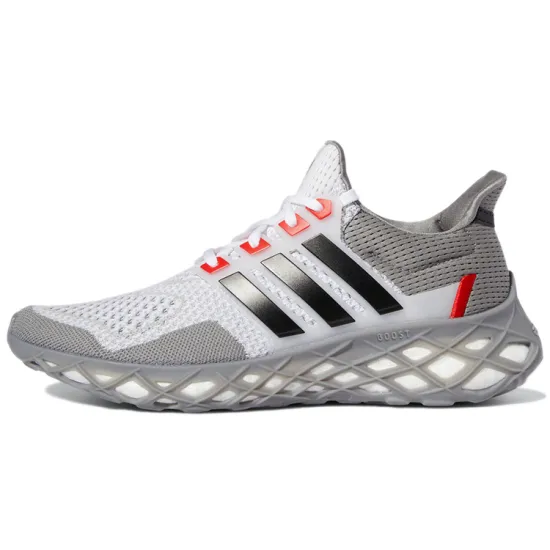 Adidas Ultra Boost Web Dna Grey Vivid Red