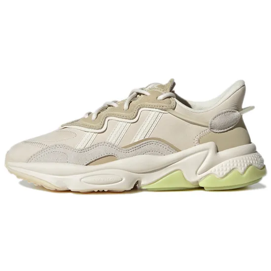 Adidas Originals Ozweego Series Running Shoes Women's Low-top Beige