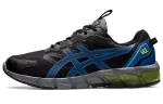 Asics Gel Quantum 90 Low top Running Shoes Men's Black Blue