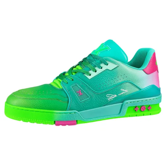 LOUIS VUITTON Trainer Green Ombre