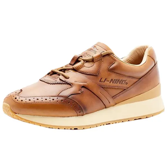 LI-NING 1990 Casual Shoes Men Low-Top Teak Color