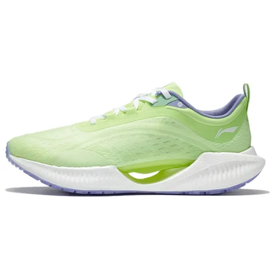 LINING Super Light 19 Running Shoes Men Low-Top Neon Ice Yellow/Fluorescent Alpha Hydroxy Acids Green