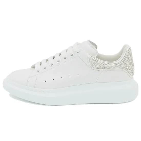 Alexander McQueen Oversized Crystal-embellished Sneakers 'White'