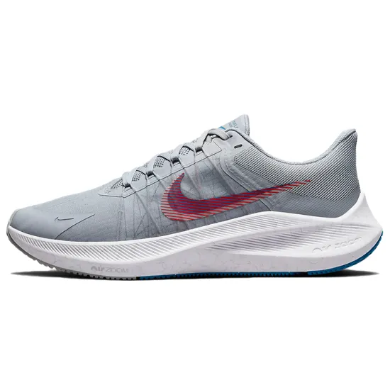 Nike Zoom Winflo 8 Running Shoes Men Low-top Grey/white/pink