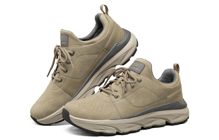 Skechers Delmont Comfortable Low top Running Shoes Men’s Sand