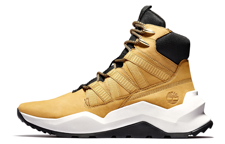 Timberland Тянь Болан Мэдбери воздухопроницаемый Износостойкий высокий Функциональная обувь на открытом воздухе цвет пшеницы