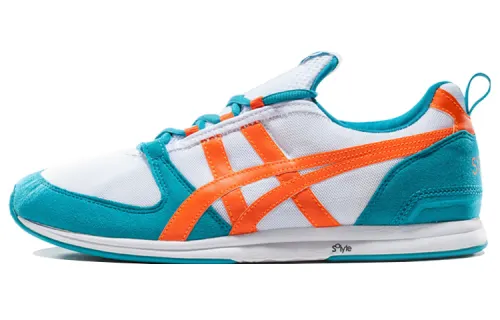 Onitsuka Tiger Running Shoes Unisex Low Top Lake Green/White/Orange