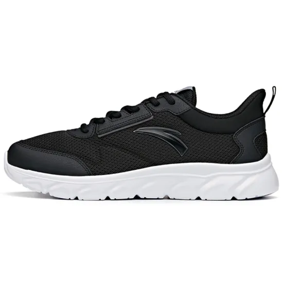 ANTA Running Shoes Men Low-Top Black/Carbon Gray