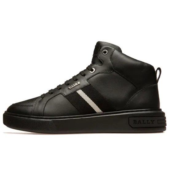 BALLY Stripe detail High top Sneakers