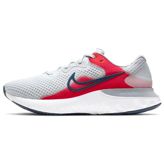 Nike Renew Run 2 Pure Platinum Chile Red