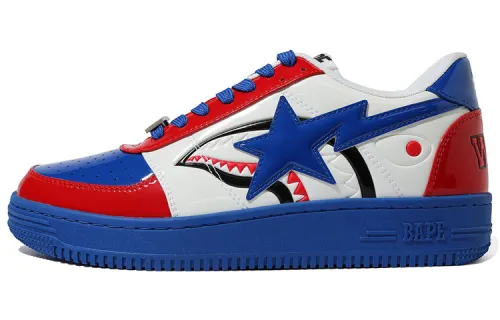 BAPE A BATHING APE Bape Sta Low London Store Shark Blue Sole