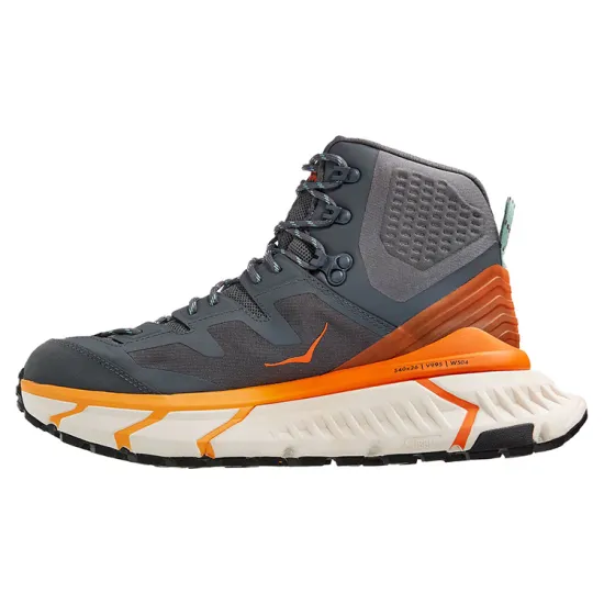HOKA ONE ONE Tennine Hike Gore-Tex Castlerock Persimmon Orange