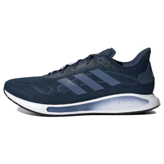 Adidas Galaxar Running Shoes Men Low-top White/Royal Blue/Fern Green