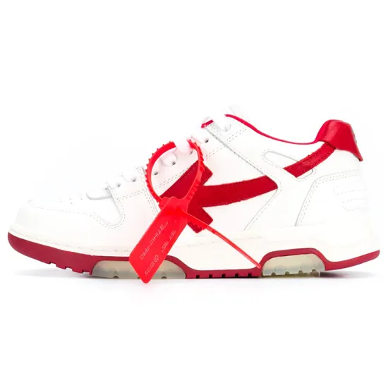 OFF-WHITE OOO Low Out Of Office White Red