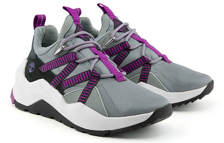 Timberland Casual Lightweight Low top Running Shoes Women’s Gray Purple