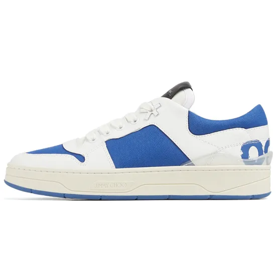 Jimmy Choo Skateboard Shoes Women's Low-Top White Blue