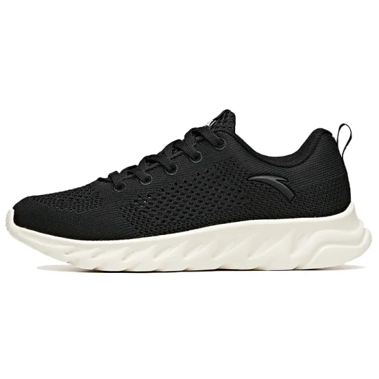 ANTA Running Shoes Women's Low-Top Black/Ivory White