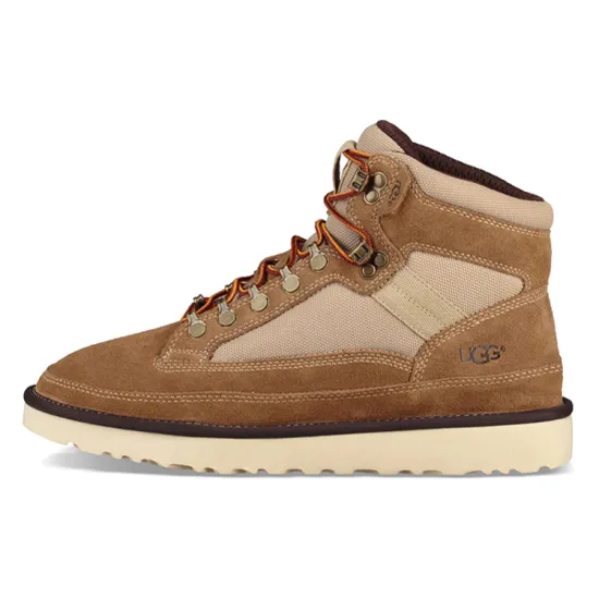 UGG Highland- Stylish Skateboarding Shoes Men High-top Chestnut Multi