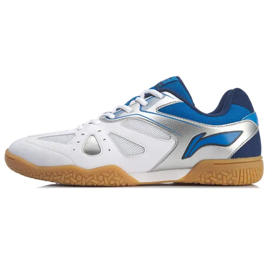 LINING Hawk-Eye Men's Table Tennis Shoes - White/Blue