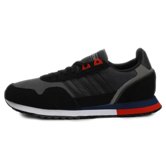 Adidas Neo 8K Running Shoes Men Low-Top Black Blue/Red